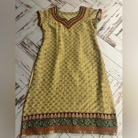 Embroidered Indian Tunic Dress Size 22 - Picture 9 of 12